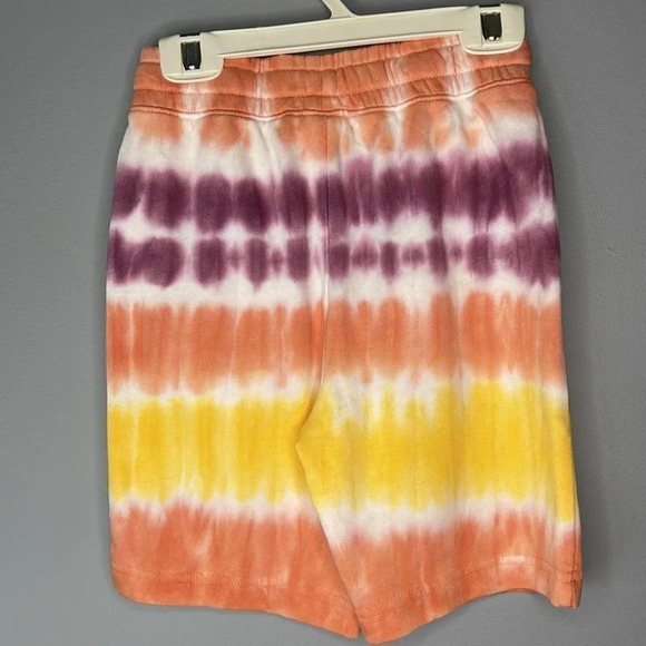 GAP Kids NWT Unisex Bermuda Shorts Multicolour Tie Dye Funky Small 6-7 - Picture 4 of 6